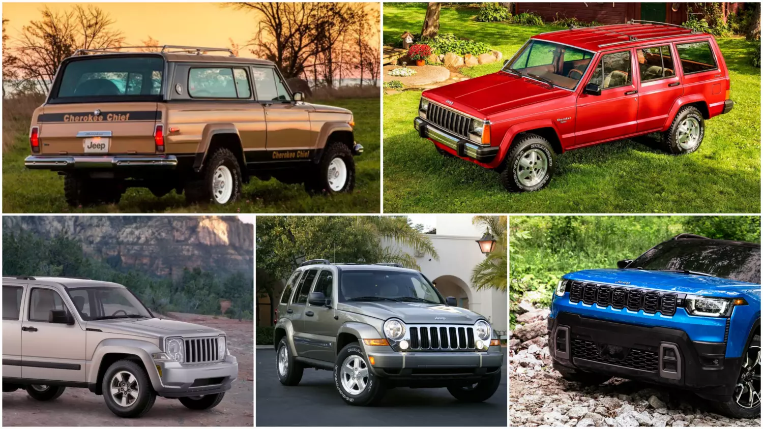 Jeep Cherokee. Generacje