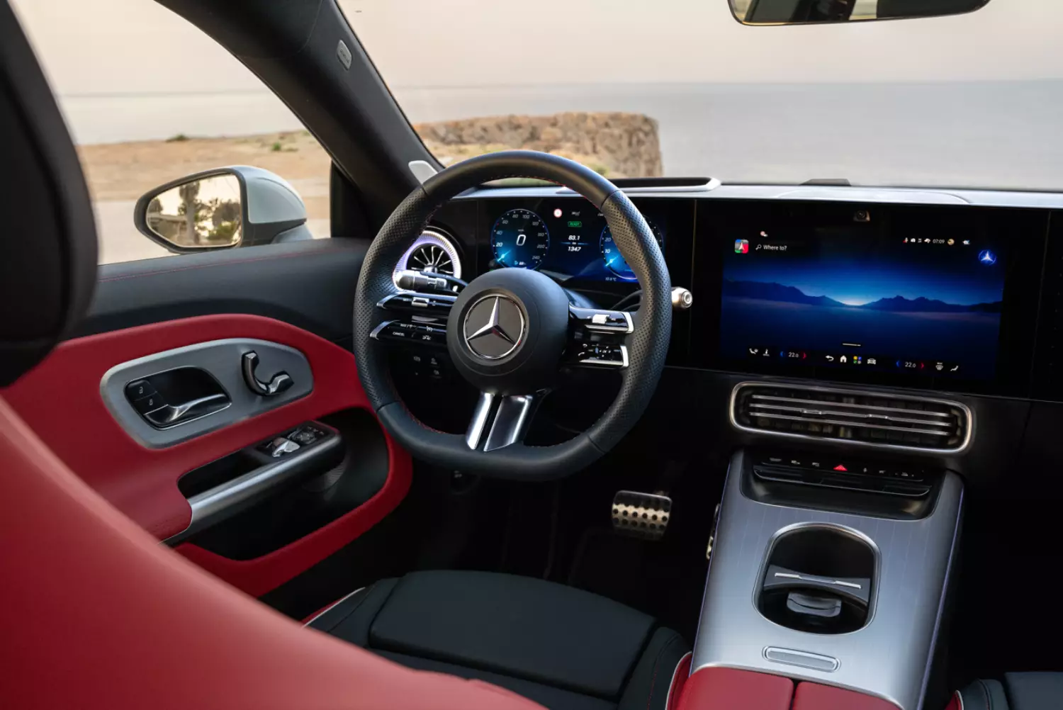 Mercedes CLA Shooting Brake 2026 to nowoczesne elektryczne kombi, które łączy: • duży zasięg i szybkie ładowanie, • funkcjonalne wnętrze i dużą przestrzeń bagażową, • zaawansowane technologie (SKY CONTROL), • wyróżniający się design. 